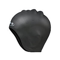Шапочка для плавания SNS с ушами черная Y-830-black