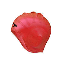 Шапочка для плавания SNS с ушами красная Y-830-red
