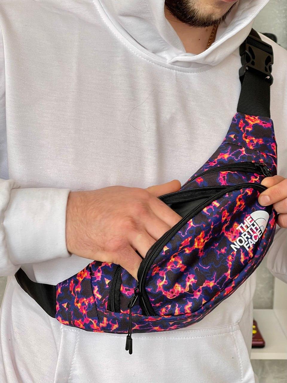 The north face бананка через плече чоловіча жіноча сумка на пояс tnf