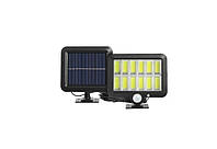 Настенный уличный светильник Halojaju F3 120 COB LED с выносной солнечной панелью для питания