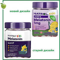 Мелатонін для дітей від 4 років, ягідний смак, 90 жувальних таблеток, Natrol, США