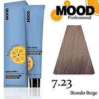 Деміперманентна фарба для волосся Mood Demi Double Multiservice Haircolor 7.23 Beige Blonde