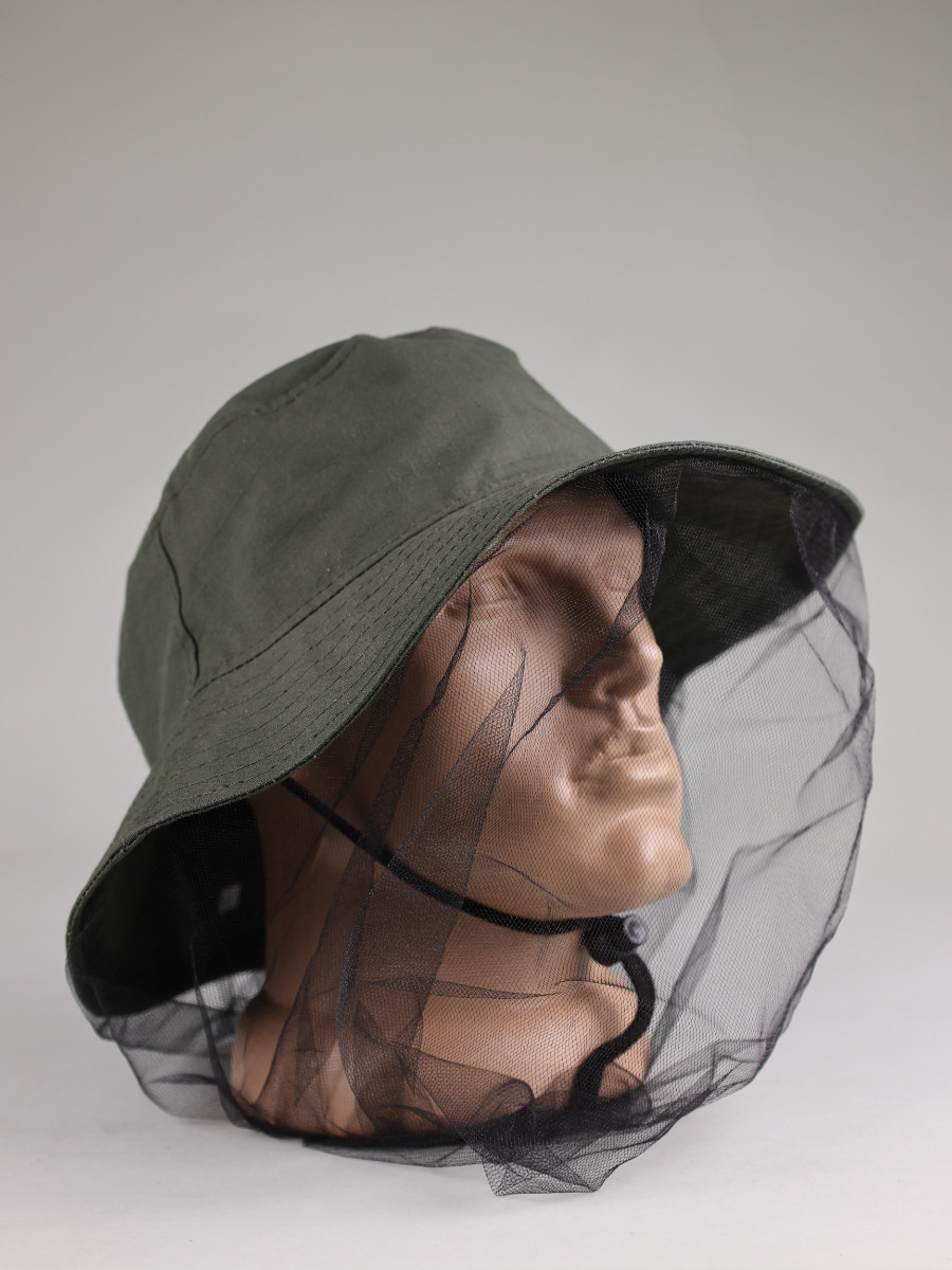 Панама з москіткою ріп-стоп Олива, фото 1