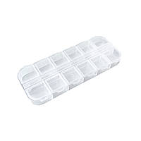 Органайзер на 12 осередків з нумерацією для рукоділля та шиття