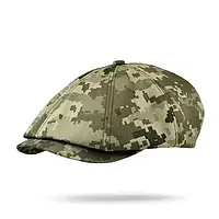 Військова армійська кепка-восьмиклинка хуліганка піксель