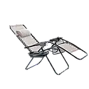 Складаний шезлонг, крісло з підніжкою для саду та відпочинку 176X65X106 см Garden Line LEZ2722, фото 10