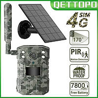 4G лісова камера, 4g камера-пастка, прихована фотопастка камера 4g, камера 4g нічного бачення для полювання