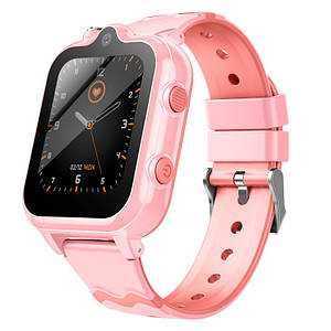 Дитячий годинник-телефон TechONE AFG45 4G GPS WiFi Рожевий