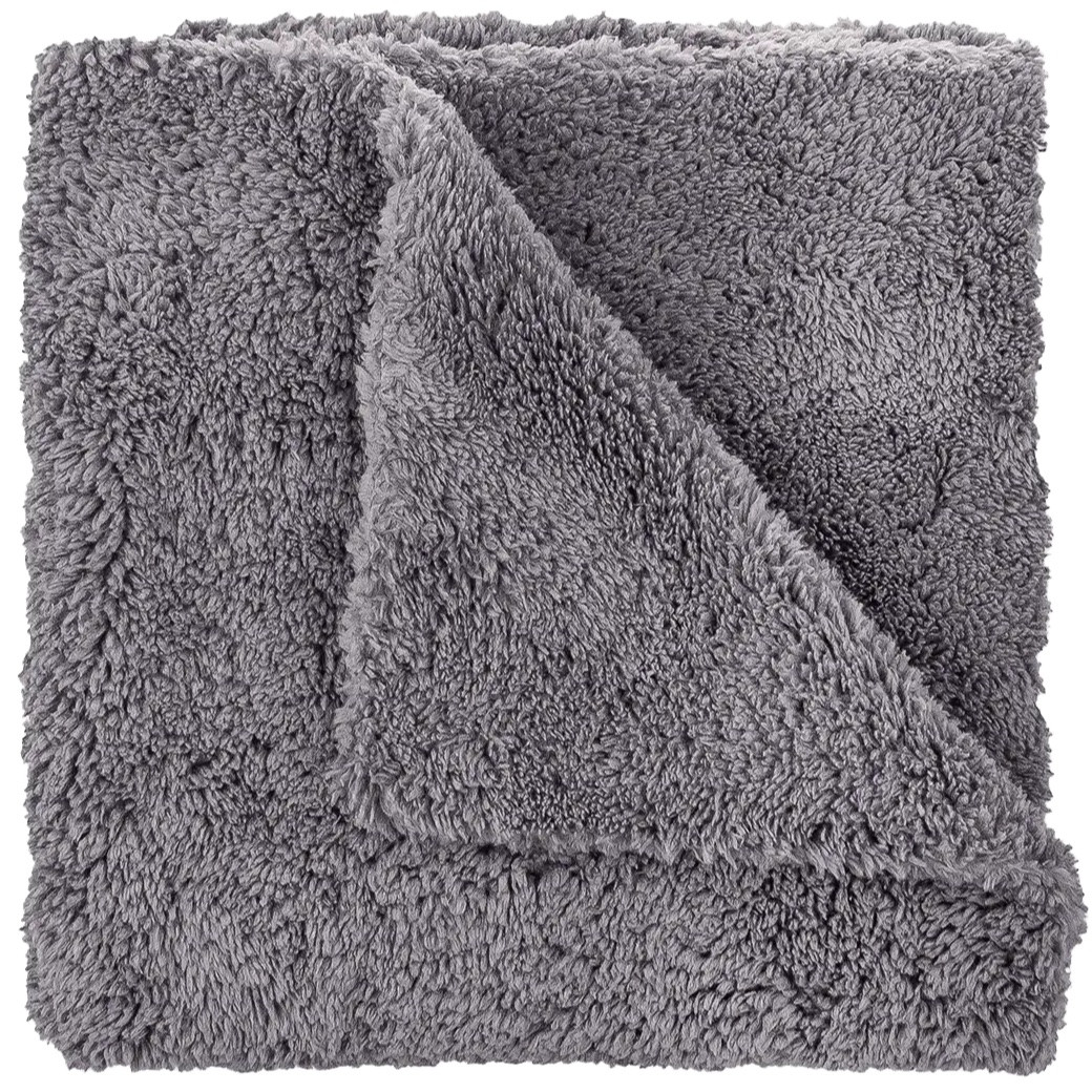 Мікрофібра двостороння CarDetailLab CDL Micro Double Lite, 40 х 40 см Сірий, фото 1