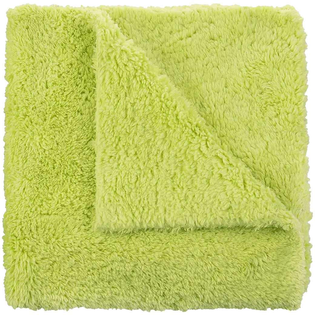 Мікрофібра двостороння CarDetailLab CDL Micro Double Lite, 40 х 40 см Зелений, фото 1