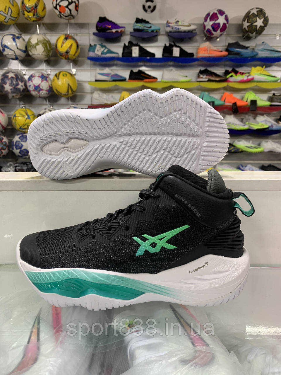 Eur36-45 чорні Asics Nova Surge 2 волейбольні кросівки, фото 1