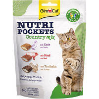 Лакомство для котов GimCat Nutri Pockets Кантри микс 150 г (4002064419183) (код 1338736)