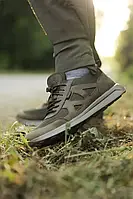 Военные кроссовки ВСУ Ягуар сетка олива летние мужские,тактические хаки кожаные с сеткой,кожа+сетка на лето