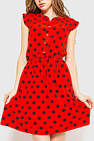 Платье в горох, цвет красный, размер L FA_006640