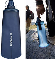 Бутылка-фильтр для воды LifeStraw Peak Squeeze, 1 л (Mountain Blue)