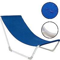 Зручне крісло-лежак для природи Maltec 60х45х40 см, садовий пляжний шезлонг для відпочинку на відкритому повітрі