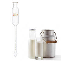 Бутирометр стекляный жиромер для молока (0-6%)