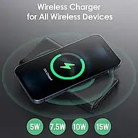 Пристрій Power Bank 33800mAh 15W Fast Wireless Charging 25W PD QC 4.0 USB-C Power Bank