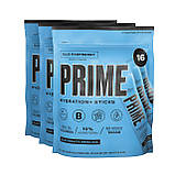 Порошок для напою з електролітами Prime Hydration Sticks Blue Raspberry Electrolyte Drink Mix 16шт, фото 5