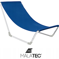 Лежак для відпочинку свіжому повітрі Maltec 60х45х40 см, універсальний пляжний шезлонг для саду та пляжу