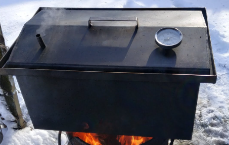 Домашняя универсальная коптильня для мяса и рыбы Коптильня горячего ...