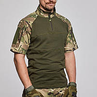 Рубашка военная летняя UBACS coolmax всу убакс мультикам, Тактические боевые рубашки УБАКС BaGr