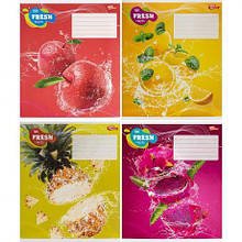 Зошит кольоровий 12 аркушів, лінія 3535N MZOPT