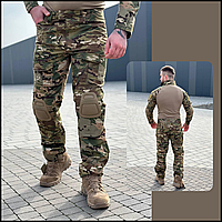 Армейские штаны весенние рип-стоп мультикам g2, брюки тактические камуфляжные штаны мультикам BaGr