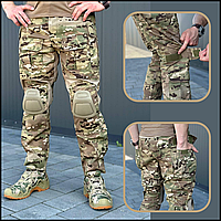 Армейские штаны Tactical han-wild весенние рип-стоп мультикам, брюки тактические камуфляжные штаны мульти BaGr