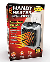 Обігрівач портативний з пультом Handy Heater Turbo 800 Wt Керамічний міні обігрівач дуйчик від мережі, фото 7