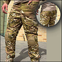 Боевые штаны мультикам удобные, брюки военные тактические рип-стоп ветрозащитные BaGr