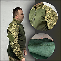 Камуфлированная рубашка ubacs пиксель для военных, тактические боевые рубашки УБАКС UBACS L, Хаки ZSY BaGr