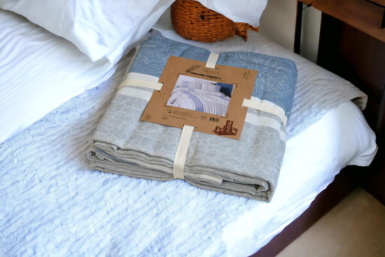 Постільна білизна Bella Home Organik Muslin 200 х 220 см v6, фото 1