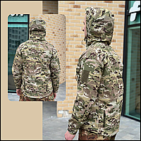 Міцна армійська тактична куртка soft shell осінь, бойова куртка мультикам софт шелл зсу, куртка воєнторг BaGr