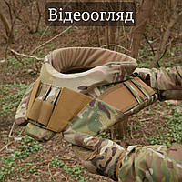 Військовий тактичний протиосколковий балістичний захист для шиї та трапецій від уламків 1-го класу BaGr