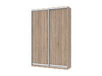 Шафа купе Doros Сіті Лайт Дуб Cонома 2 ДСП 150х45х225 (42002013)