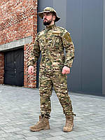 Армейский мужской костюм рип-стоп мультикам Боевая летняя форма мультикам BaGr