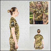 Футболка для военных поло пиксель хорошая , женские футболки тактические для военнослужащих BaGr