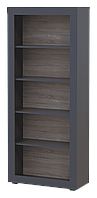 Етажерка висока Doros Дана Графіт 80х189.4х33.6 (41515987)
