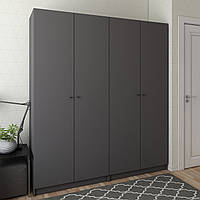 Шафа для одягу комплект Промо Графіт Графіт 2+2 ДСП 180х48х204 (42005068)