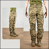 Водозащитные военные камуфляжные брюки штаны рип стоп женские пиксель летние тактические BaGr