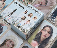 Карточки Le sserafim Antifragile 55 штук голо карты golo card набор карточек photocards фотокарточки