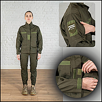 Тактичний військовий польовий армійський костюм, форма олива жіноча, тактичний та формений одяг BaGr