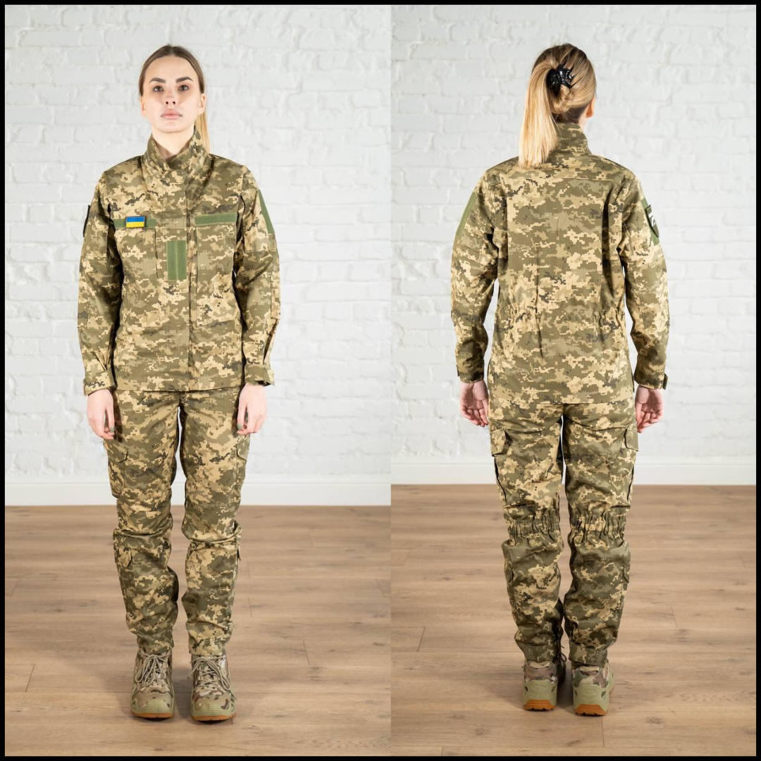 Тактичний військовий польовий армійський костюм, форма піксель жіночий, тактичний та формений одяг BaGr