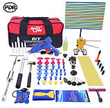 Інструмент для видалення вм'ятин без фарбування рихтування вм'ятин набір Pdr інструменти рихтування, фото 6