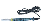 Набір для пайки ZD-972F (USB паяльник, підставка, припій, викрутка, кусачки), фото 3