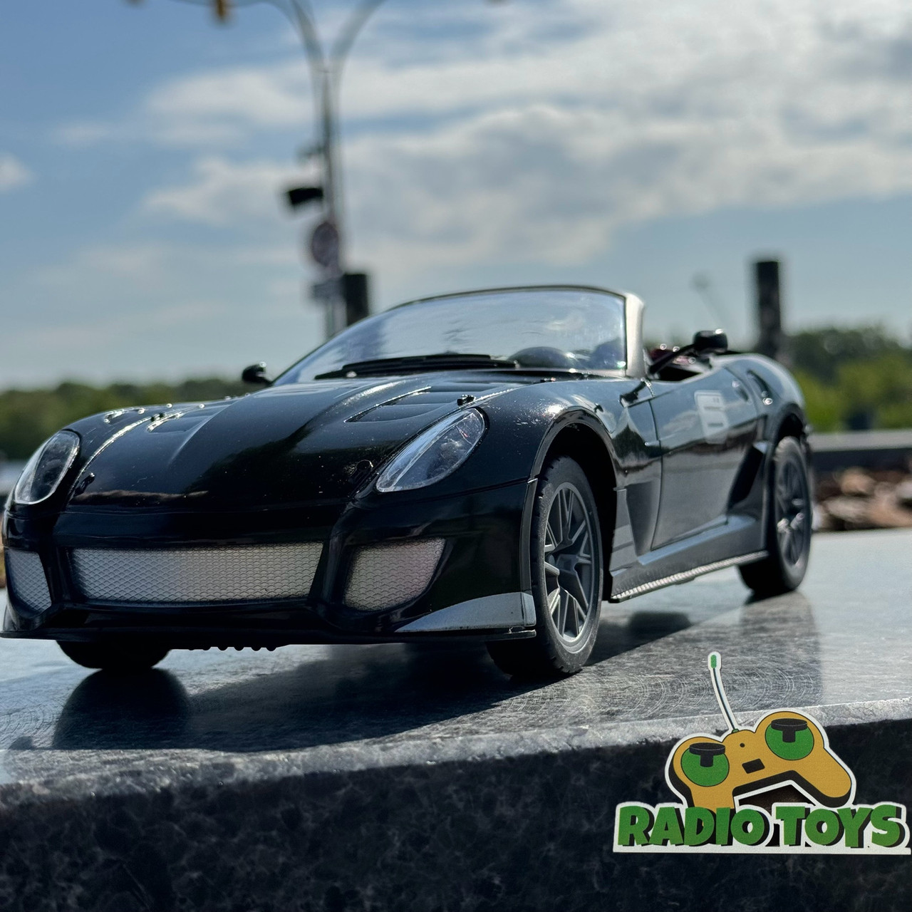 Спорткар на радіоуправлінні Diablo Ferrari-Style 811 Чорна | Машинка на пульті управління | на радіокеруванні, фото 1