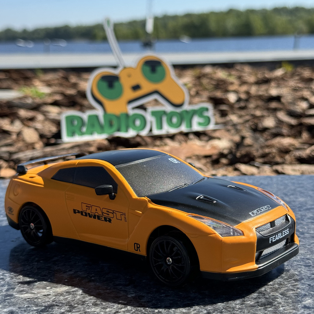 Дрифт машинка на радіоуправлінні Nissan GT-R R35 Оранж | Машинки для дрифту на пульті управління | Дрифт машинка на радіокеруванні, фото 1