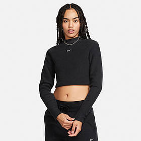 Urbanshop com ua КРОП-ТОП WMNS NIKE NSW PHNX PLSH LS CROP TOP (FN3619-010) РОЗМІРИ ЗАПИТУЙТЕ