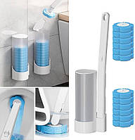 Настенное устройство для чистки с сменными насадками Toilet cleaner set XL-852